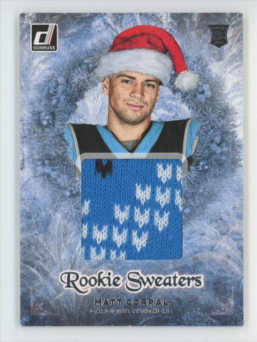 Matt Corral 2022 Donruss Rookie RC Sweaters #RHS-2 Carolina Panthers