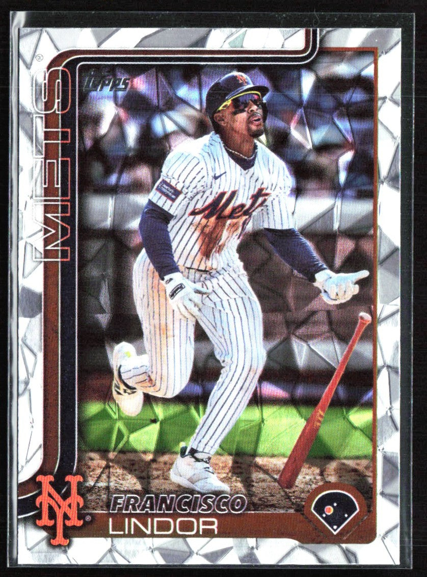 Francisco Lindor 2025 Topps Diamante Foil #350 New York Mets