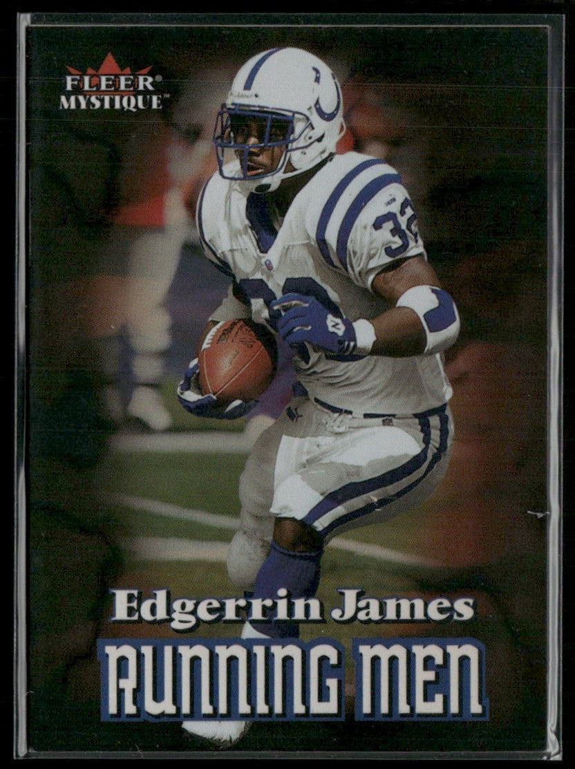 Edgerrin James 2000 Fleer Mystique Running Men #4RM Indianapolis Colts