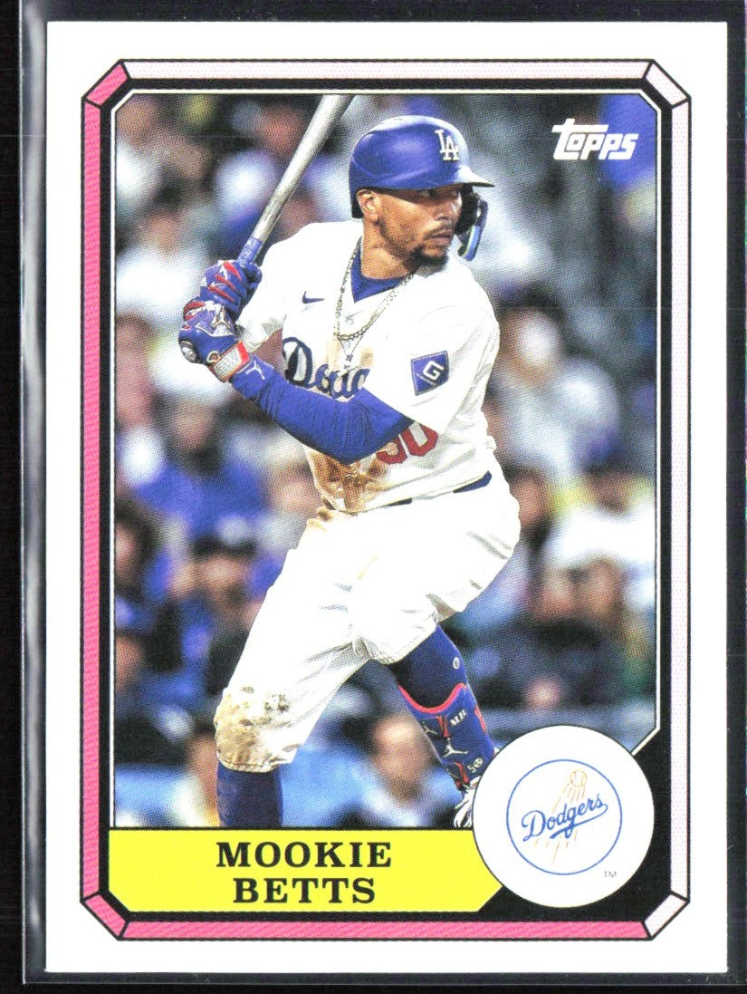 Mookie Betts 2025 Topps Archives 1987 Boardwalk & Baseball #87BB-16