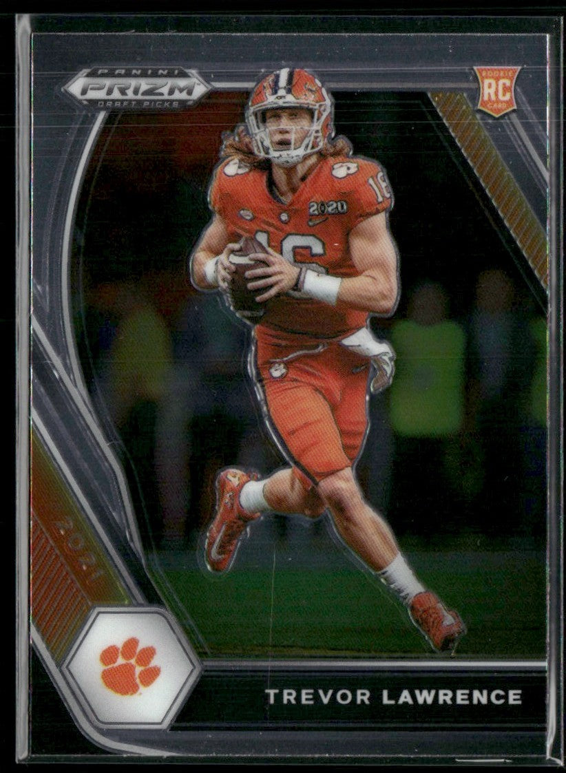 Trevor Lawrence 2021 Panini Prizm Draft Picks RC #106 Clemson Tigers