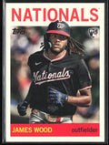 James Wood 2025 Topps Archives 1964 Design RC #64 Washington Nationals
