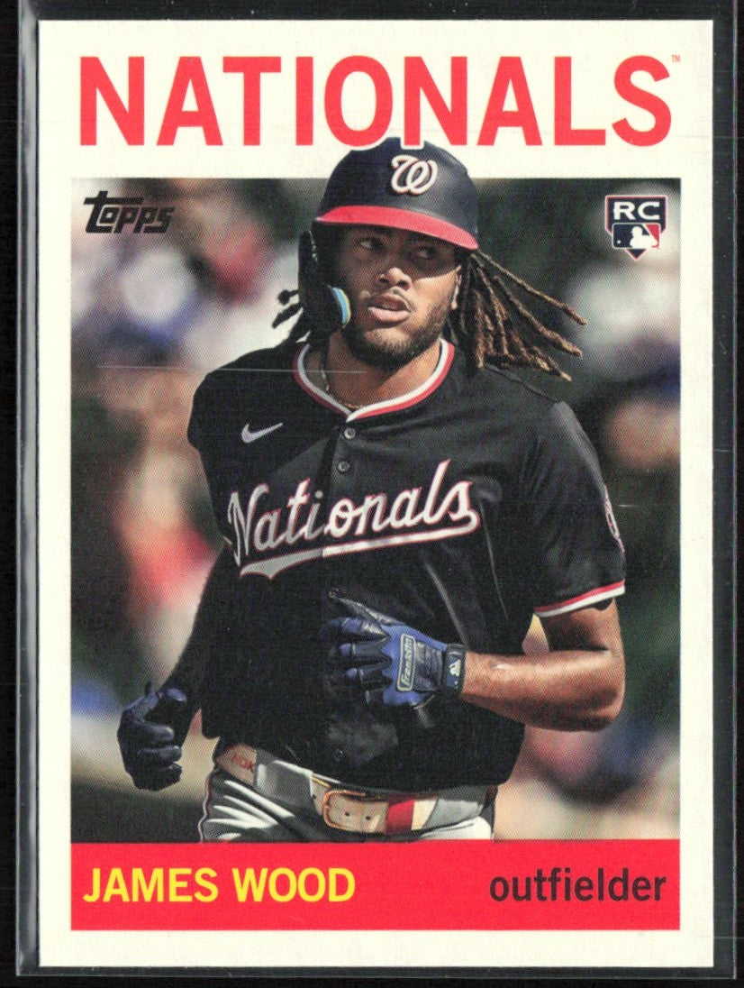 James Wood 2025 Topps Archives 1964 Design RC #64 Washington Nationals