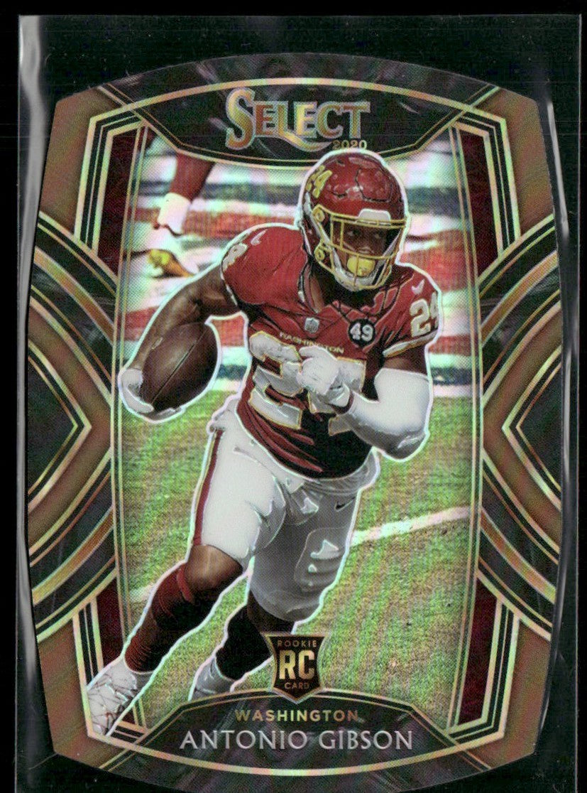 Antonio Gibson 2020 Panini Select Club Copper Prizm Die-Cut RC /355 #272