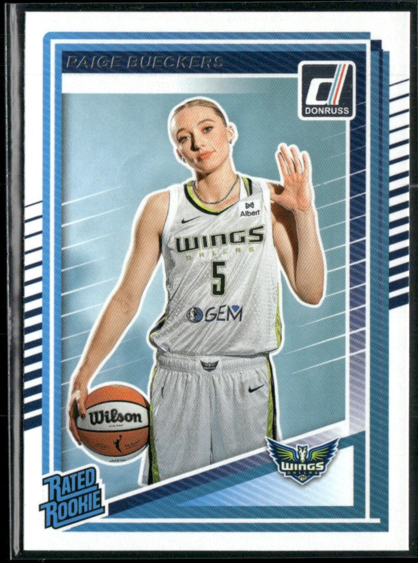 Paige Bueckers 2025 Donruss RC #86 Dallas Wings