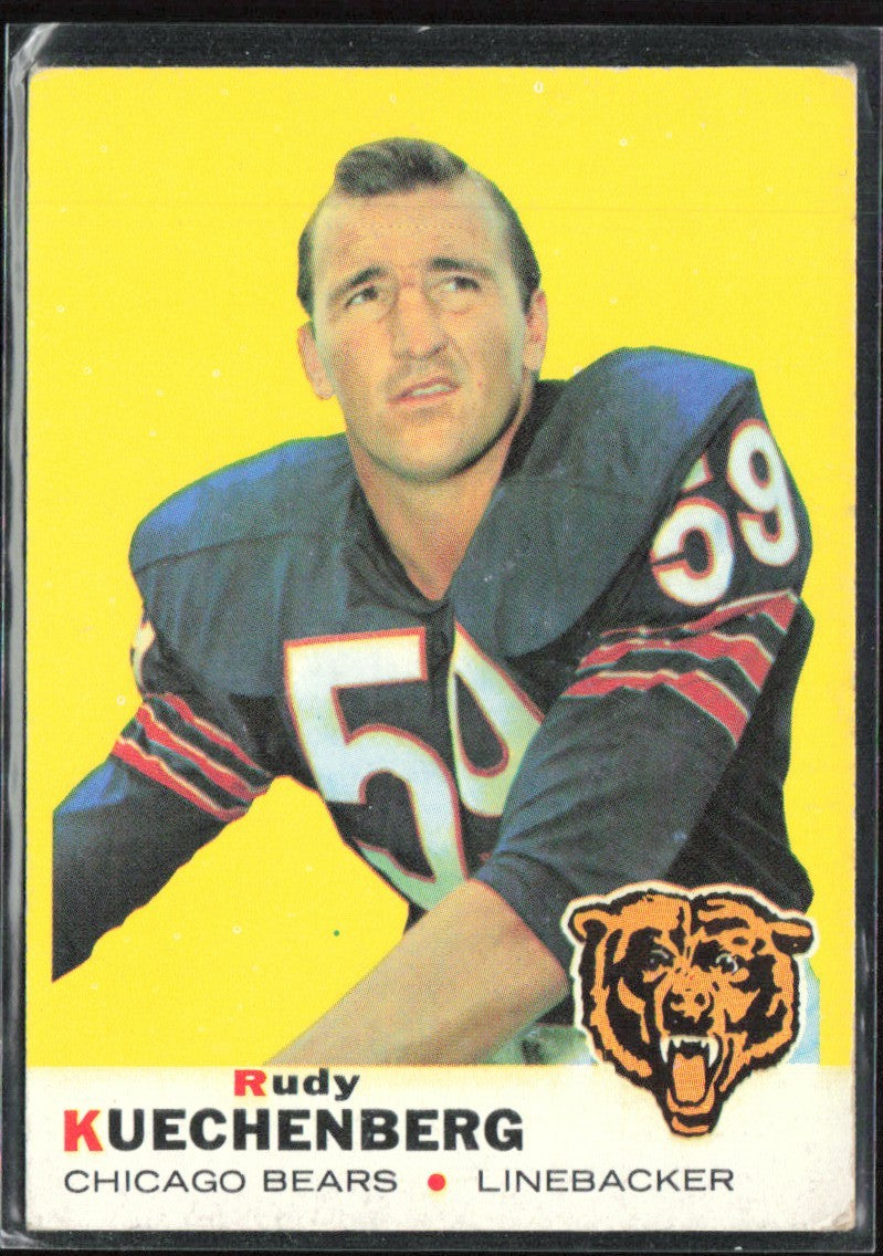 Rudy Kuechenberg 1969 Topps RC #117 Chicago Bears