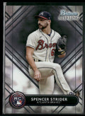 Spencer Strider 2022 Bowman Sterling RC #BSR-50 Atlanta Braves