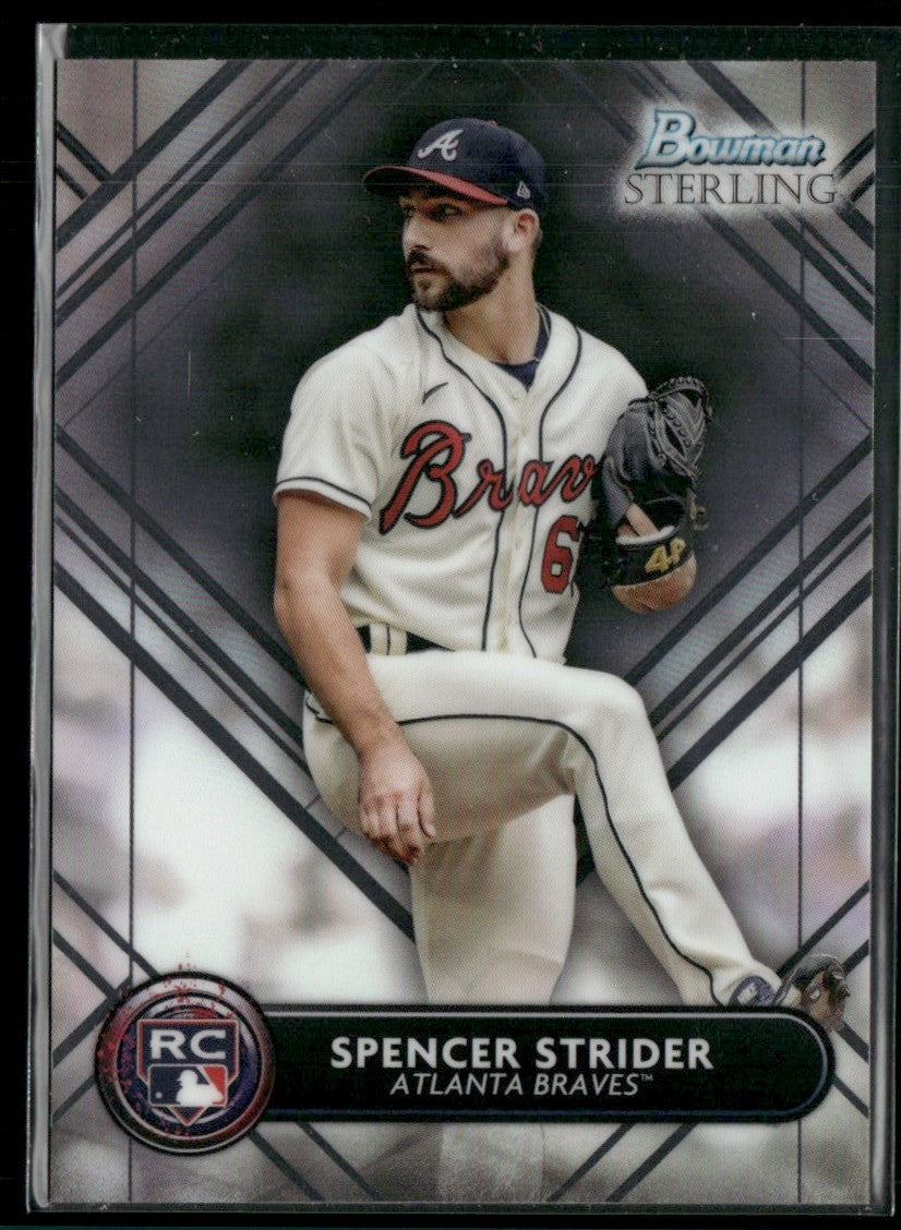 Spencer Strider 2022 Bowman Sterling RC #BSR-50 Atlanta Braves