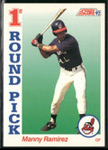 Manny Ramirez 1992 Score RC #800 Cleveland Indians