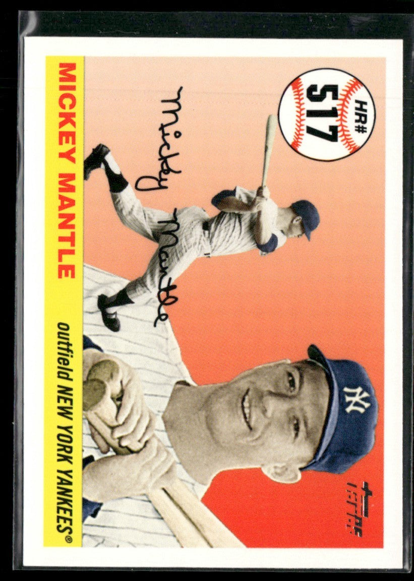 Mickey Mantle 2008 Topps Home Runs #MHR517 New York Yankees
