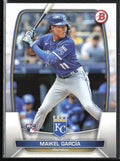 Maikel Garcia 2023 Bowman RC #44 Kansas City Royals