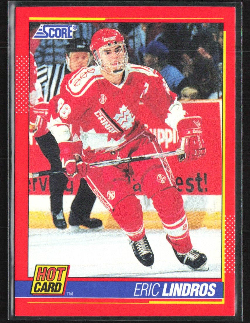 Eric Lindros 1991 Score Hot Card #1 Canada