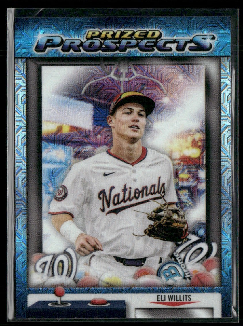 Eli Willits 2025 Bowman Draft Prized Prospects Mojo Refractor #PP-1