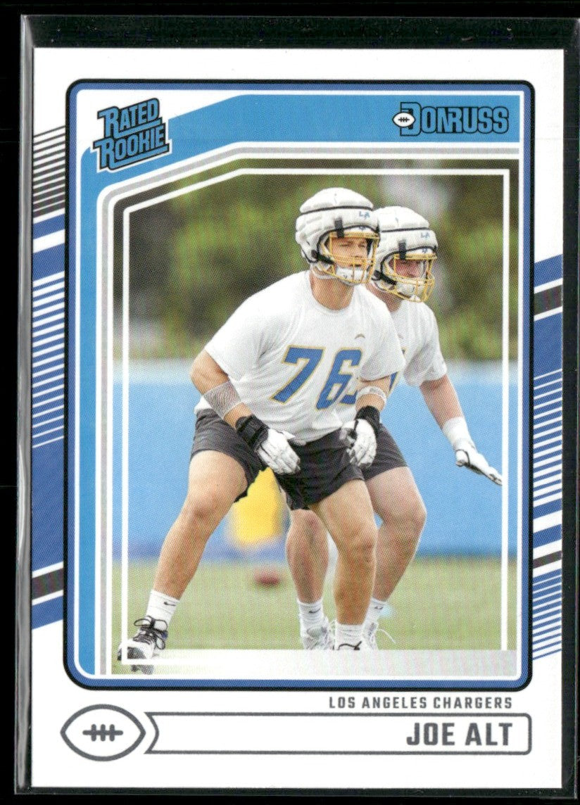 Joe Alt 2024 Panini Donruss RC #320 Los Angeles Chargers