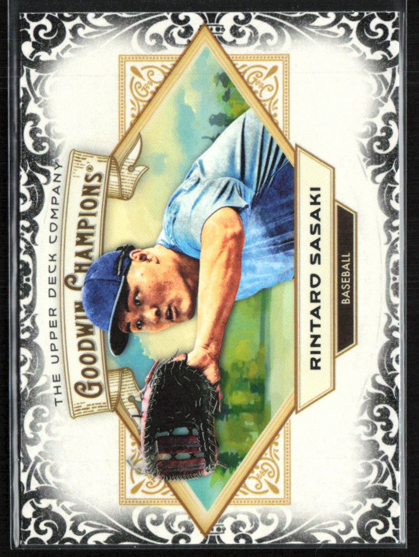 Rintaro Sasaki 2025 Upper Deck Goodwin Champions Glossy Black #100