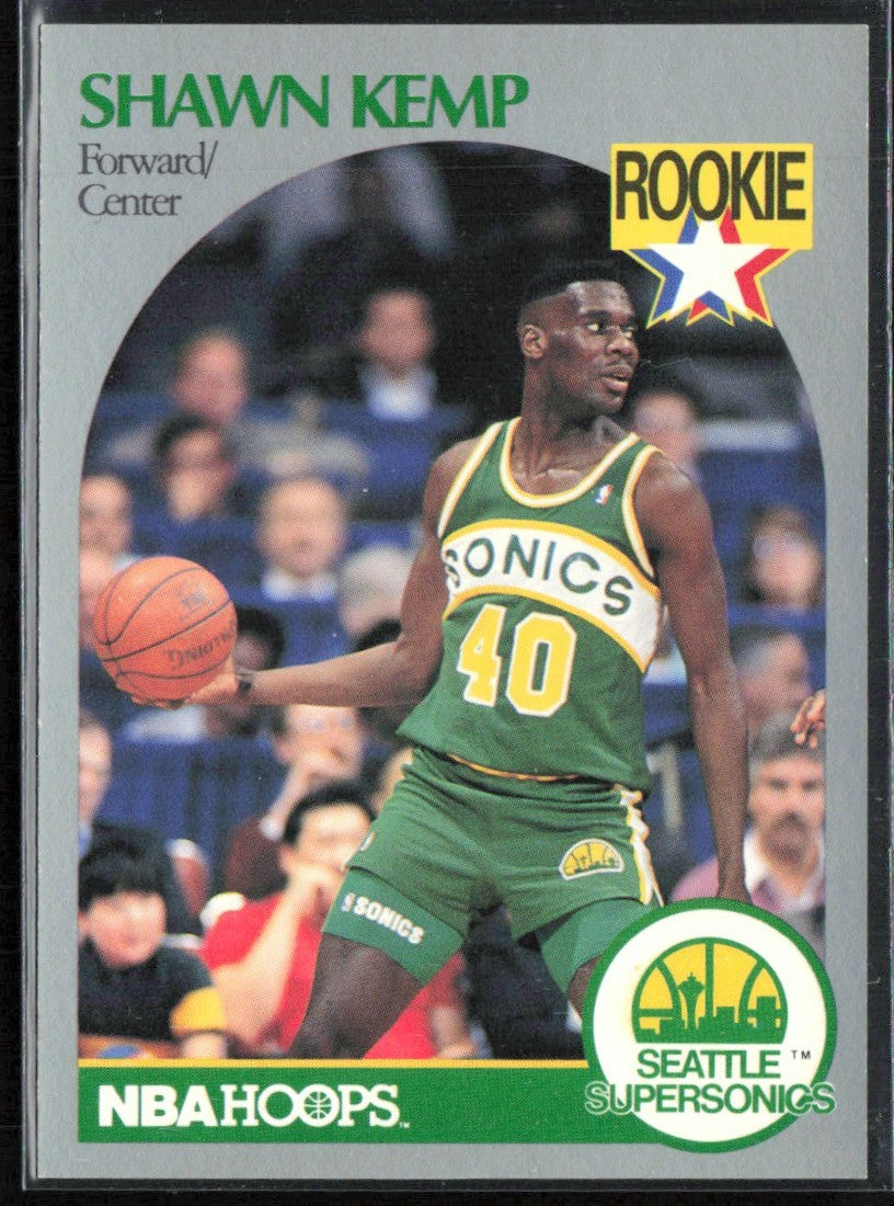 Shawn Kemp 1990 NBA Hoops RC #279 Seattle SuperSonics