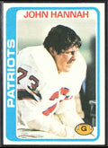John Hannah 1978 Topps #35 New England Patriots