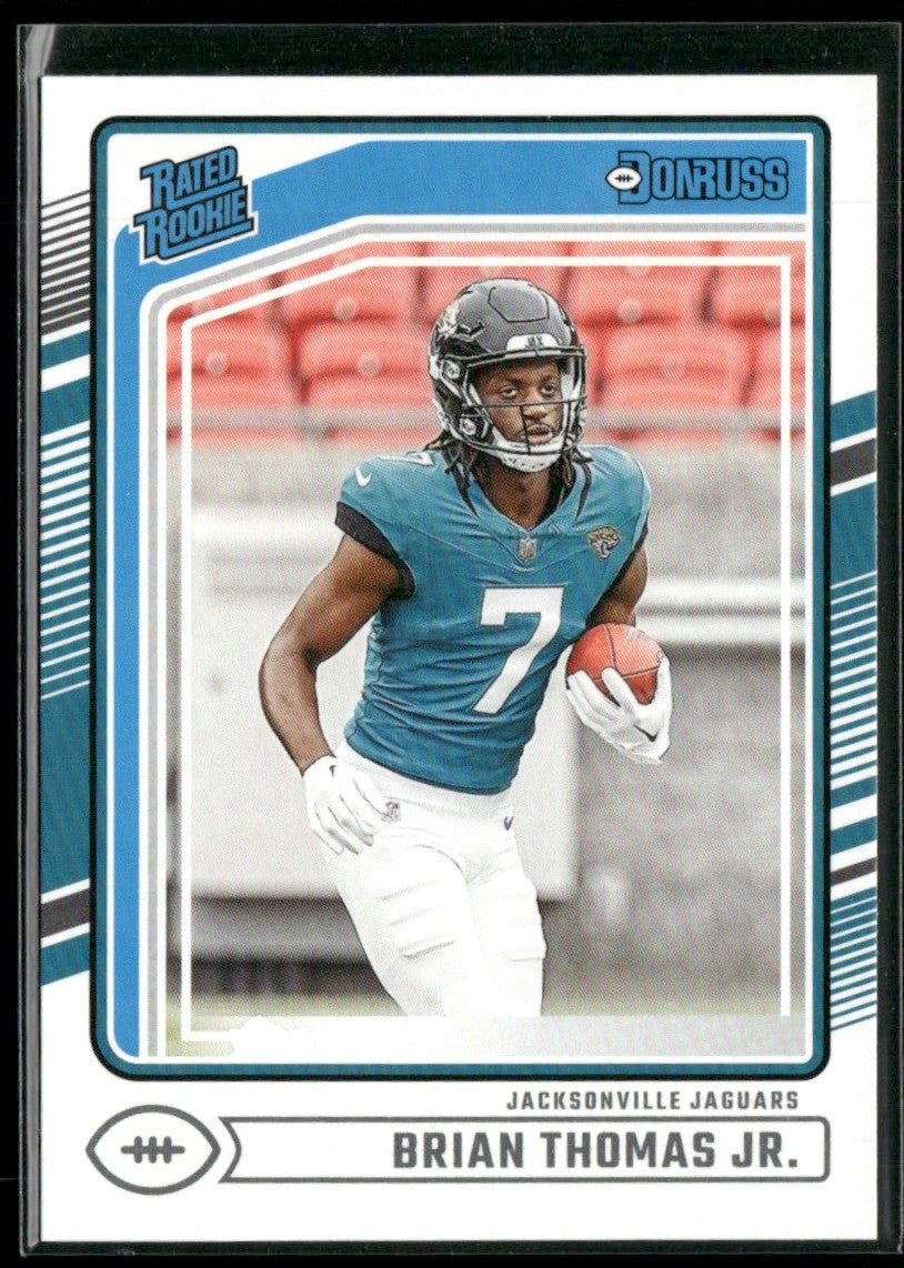 Brian Thomas Jr. 2024 Panini Donruss RC #313 Jacksonville Jaguars