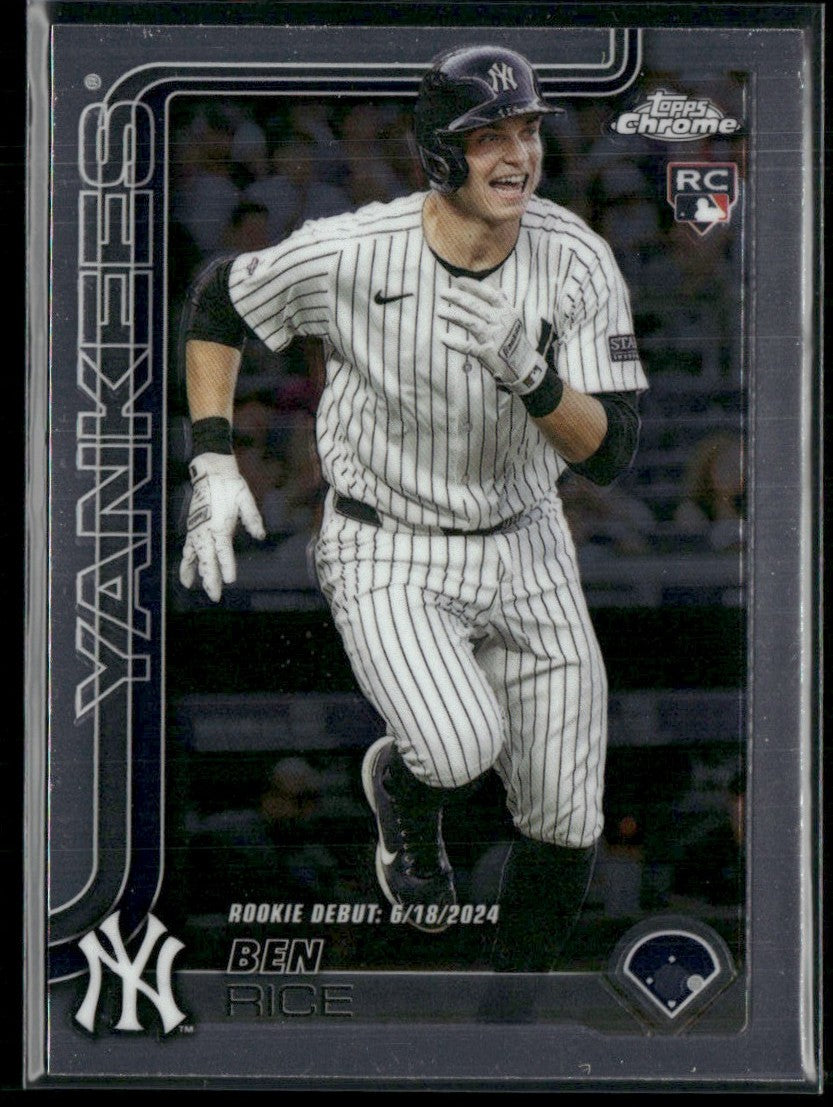 Ben Rice 2025 Topps Chrome Update RC #USC138 New York Yankees
