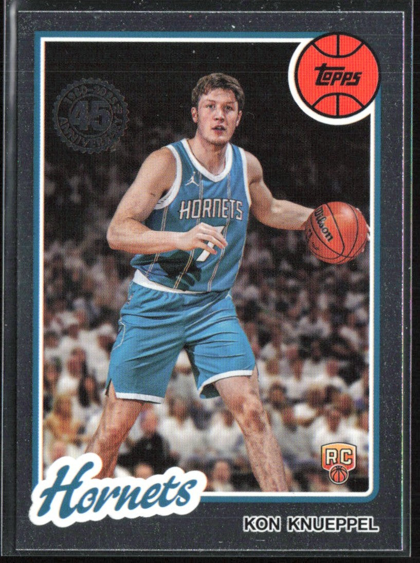 Kon Knueppel 2025 Topps 1980 RC #80BK-53 Charlotte Hornets