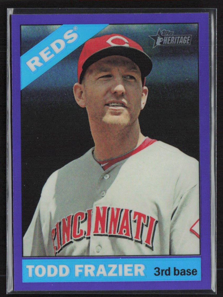 Todd Frazier 2015 Topps Heritage Chrome Purple Refractor #THC-434