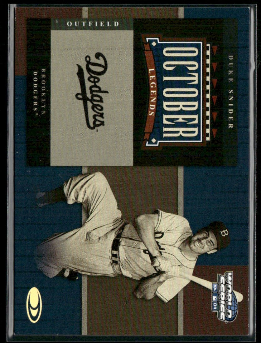 Duke Snider 2004 Donruss World Series October Legends /500 #OL-5