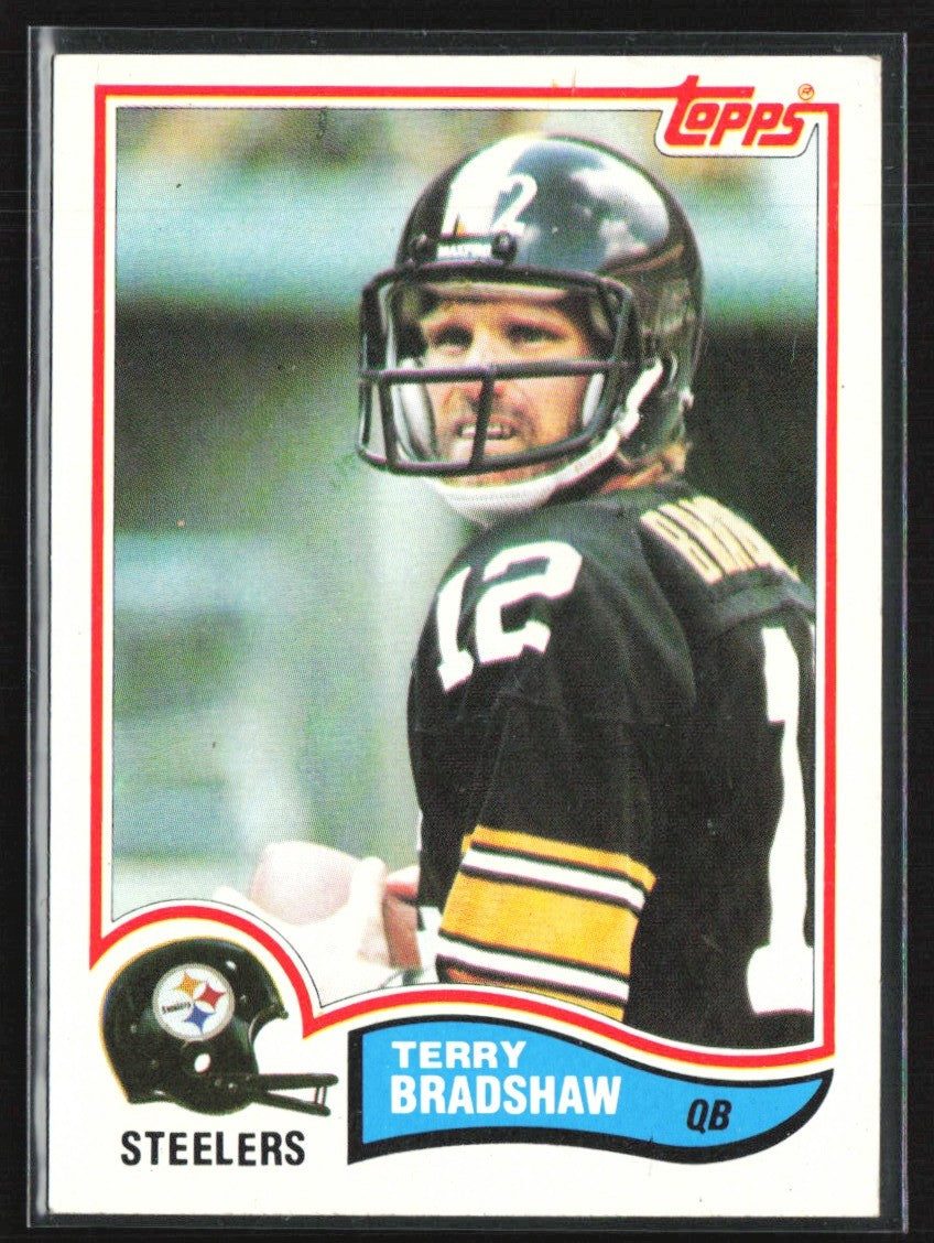 Terry Bradshaw 1982 Topps #204 Pittsburgh Steelers