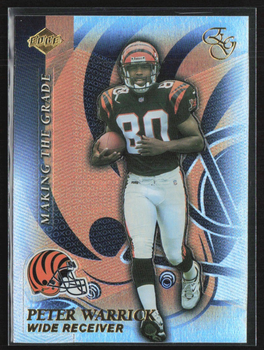 Peter Warrick 2000 Collector's Edge Graded Making the Grade RC /2000 #M27