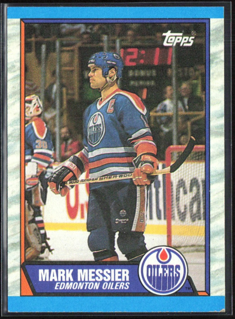 Mark Messier 1989 Topps #65 Edmonton Oilers