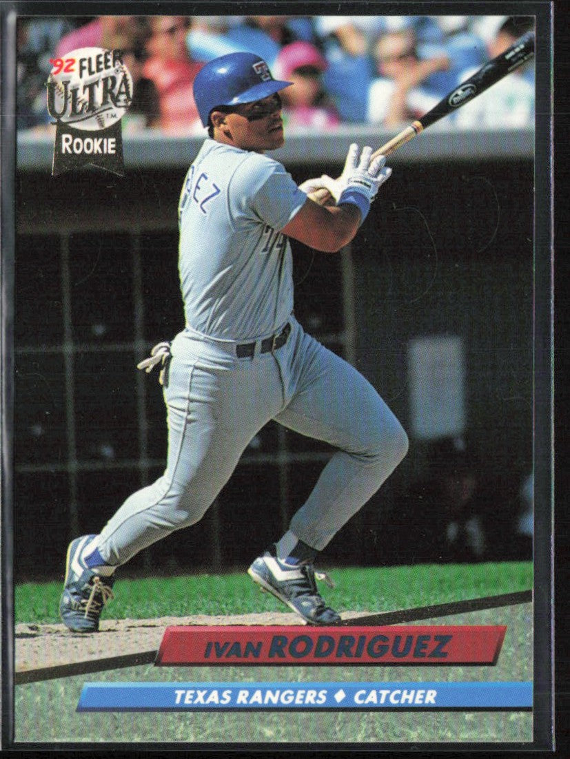 Ivan Rodriguez 1992 Fleer Ultra RC #139 Texas Rangers