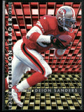 Deion Sanders 1995 Fleer Gridiron Leaders #6 San Francisco 49ers