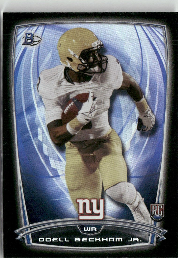 Odell Beckham Jr. 2014 Bowman Black RC #8 New York Giants