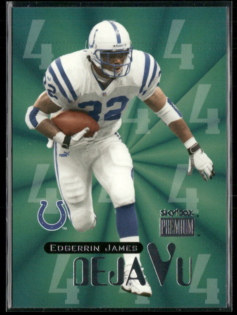 Edgerrin James 1999 Skybox Premium Deja Vu #8 Indianapolis Colts