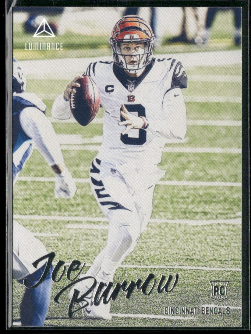 Joe Burrow 2020 Panini Chronicles Luminance RC #201 Cincinnati Bengals