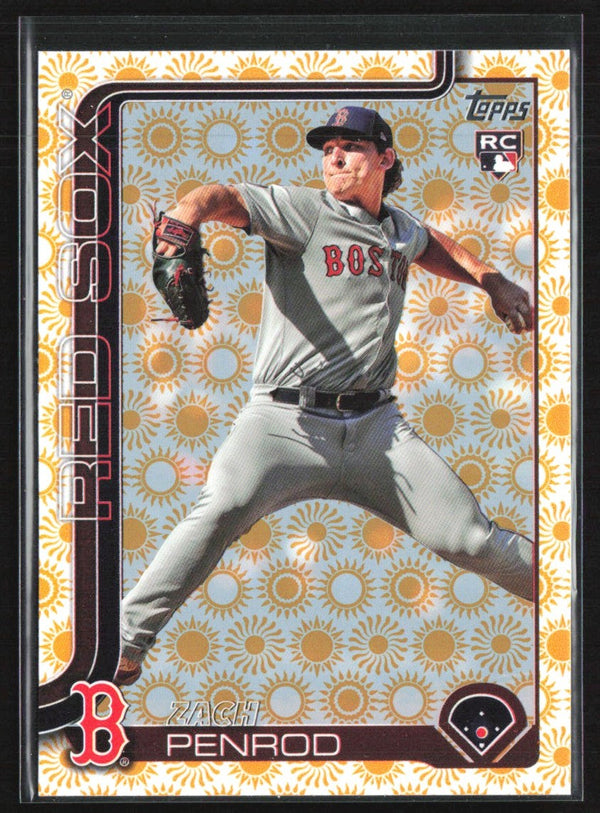 Zach Penrod 2025 Topps Holiday RC #698 Boston Red Sox