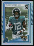 Travis Hunter 2025 Donruss Optic Holo Prizm RC #201 Jacksonville Jaguars