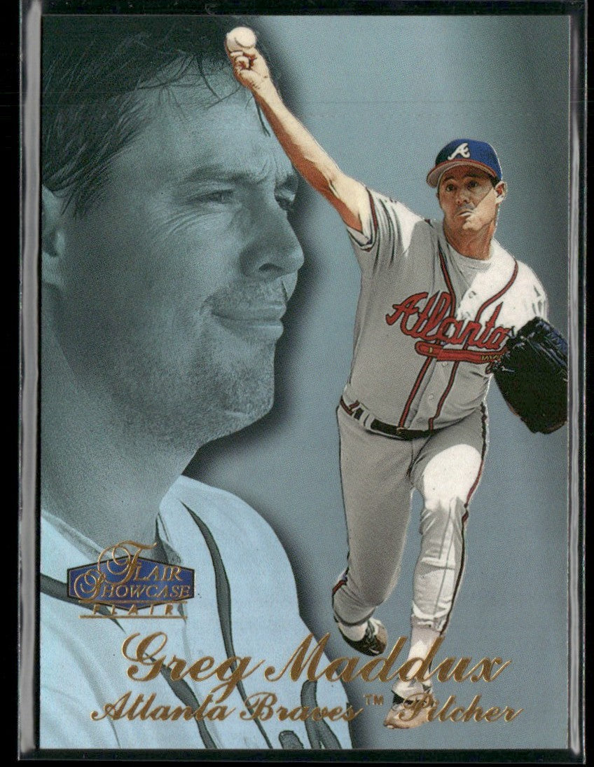 Greg Maddux 1998 Flair Showcase Row 3 #13 Atlanta Braves