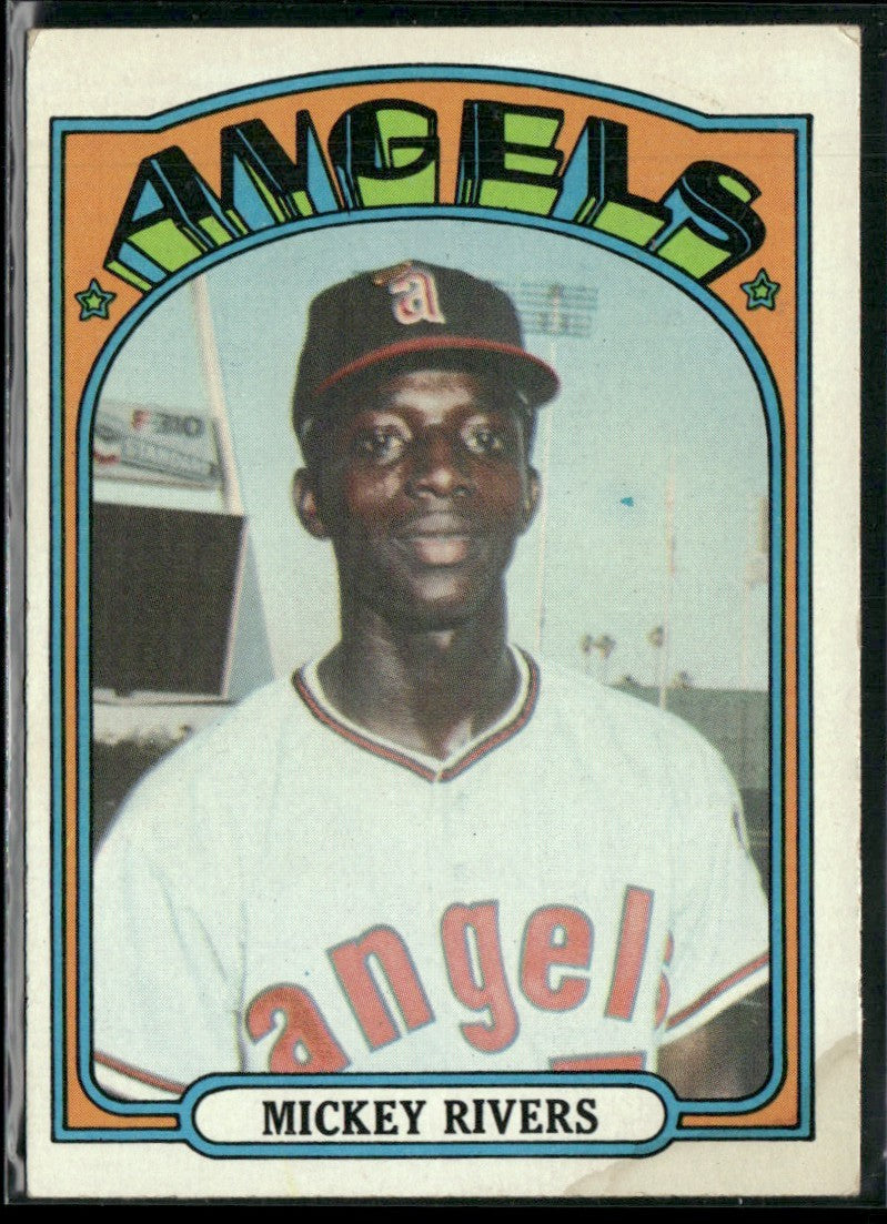 Mickey Rivers 1972 Topps RC #272 California Angels