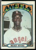 Mickey Rivers 1972 Topps RC #272 California Angels