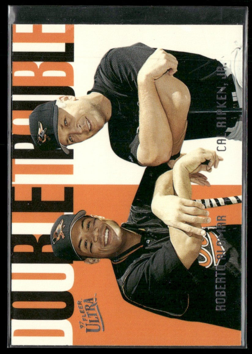 Roberto Alomar/Cal Ripken Jr. 1996 Fleer Ultra Double Trouble #1