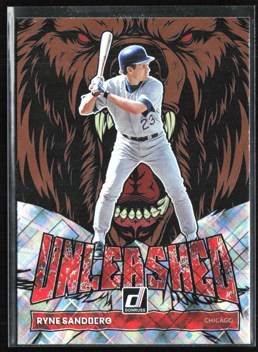 Ryne Sandberg 2022 Donruss Unleashed Diamond #UL-18 Chicago Cubs