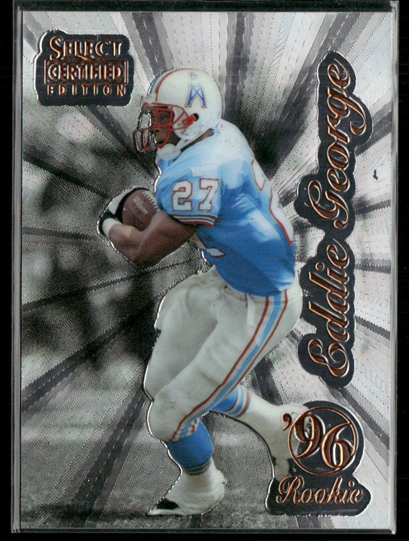 Eddie George 1996 Select Certified RC #100 Houston Oilers