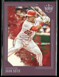 Juan Soto 2020 Panini Diamond Kings Plum #141 Washington Nationals