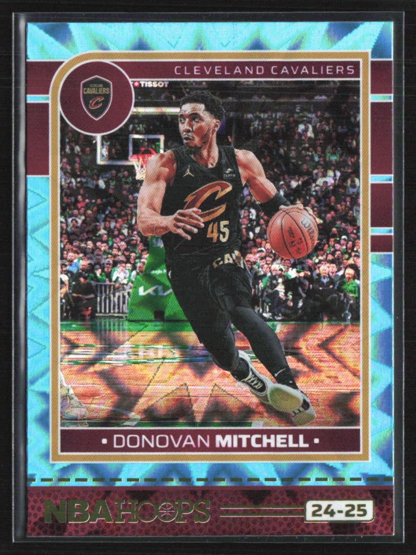 Donovan Mitchell 2024 Hoops Teal Explosion #211 Cleveland Cavaliers
