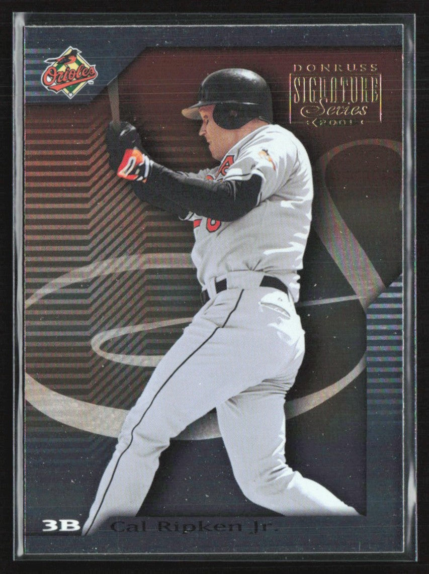 Cal Ripken Jr. 2001 Donruss Signature Series #3 Baltimore Orioles
