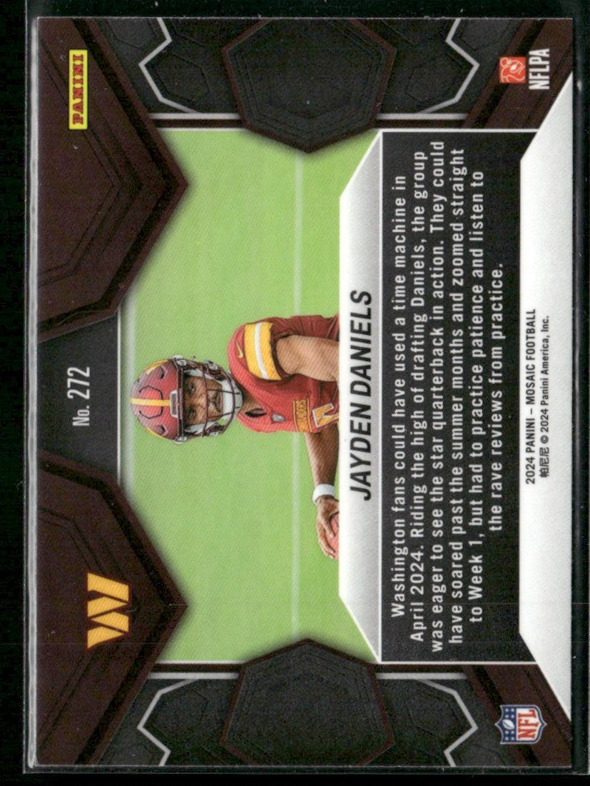 Jayden Daniels 2024 Panini Mosaic NFL Debut RC #272 Washington Commanders