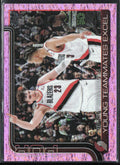 Shaedon Sharpe 2025 Topps Checklist Pink Holo foil #289 Portland Trail Blazers