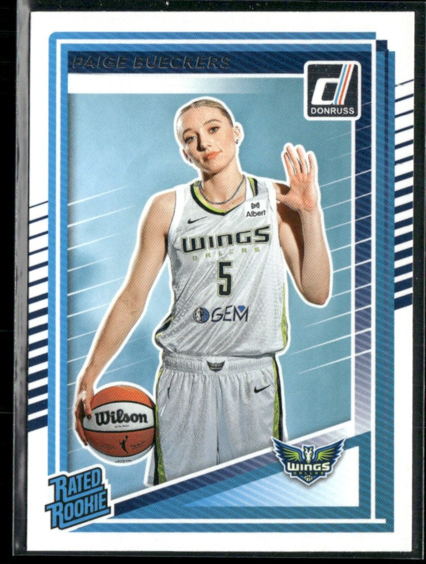 Paige Bueckers 2025 Donruss RC #86 Dallas Wings