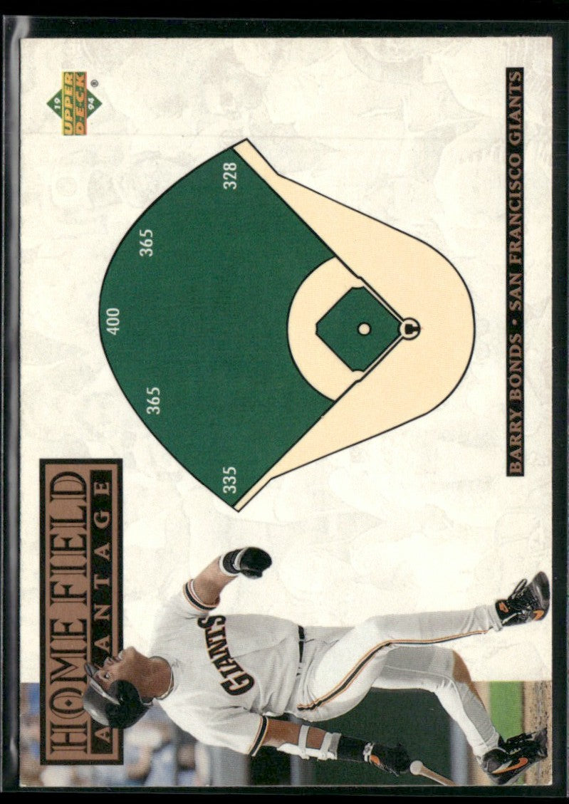 Barry Bonds 1994 Upper Deck Home Field Advantage #280 San Francisco Giants