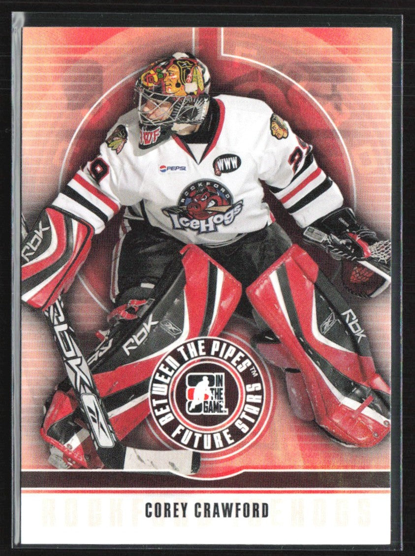 Corey Crawford 2008 In The Game Between the Pipes #11 Rockford IceHogs